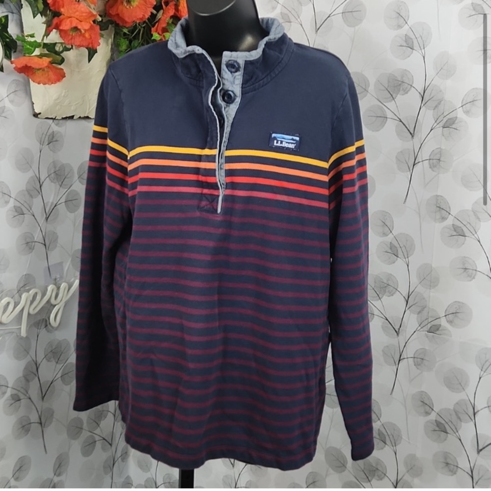 L.L. Bean Mens Rugby Shirt